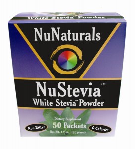 NuStevia 50 Packets Top Angle